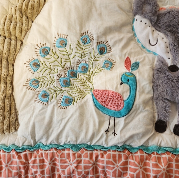 Levtex Baby Bedding Set - 4 Piece Crib Set - Fiona Nursing Collection - Picture 10 of 12